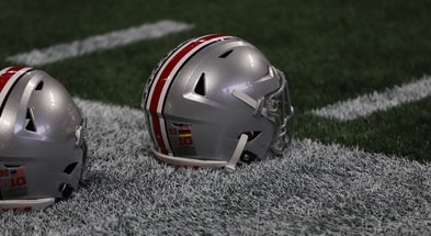 Ohio State Helmet by Mick Walker -- Lettermen Row --