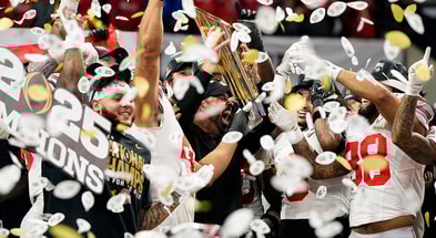 Ohio State celebrates the 2025 national championship