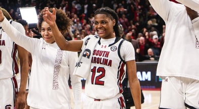 South Carolina women's basketball player MiLaysia Fulwiley during the LSU game on Jan. 24, 2025 (Katie Dugan | GamecockCentral.com)