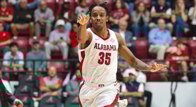 Alabama forward Derrion Reid