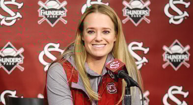 South Carolina softball coach Ashley Chastain Woodard (Katie Dugan/GamecockCentral)