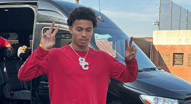 USC commit Brandon Lockhart arrives for a Junior Day with the Trojans
