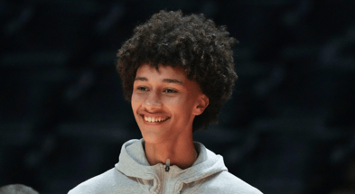 Five-start recruit Nate Ament at the NCAA college basketball game between Tennessee Kentucky on Tuesday, Jan. 28, 2025, in Knoxville, Tenn. - © Saul Young/News Sentinel / USA TODAY NETWORK via Imagn Images