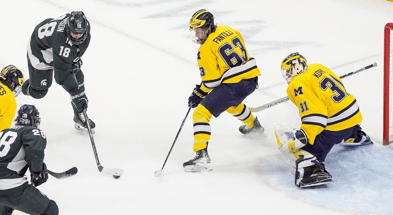 Michigan State beat rival Michigan, 6-1, in the annual Duel in the D game.