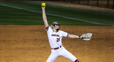 South Carolina softball pitcher Jori Heard (Katie Dugan/GamecockCentral)