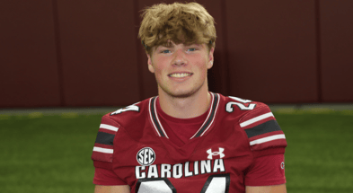 South Carolina football special teamer Mason Love. Photo by: CJ Driggers | GamecockCentral