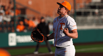 Tennessee pitcher Liam Doyle. Credit: Tennessee Athletics