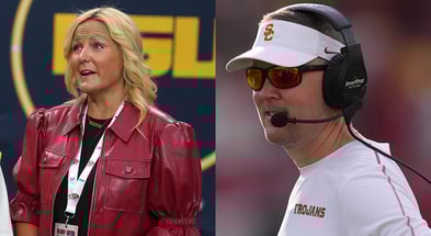 USC AD Jen Cohen and HC Lincoln Riley
