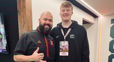2027 OT Matt Erickson at Nebraska Elite Junior Day