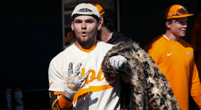 Tennessee baseball second baseman gavin Kilen. Credit: Angelina Alcantar/News Sentinel / USA TODAY NETWORK via Imagn Images