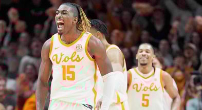 Jahmai Mashack, Tennessee Basketball | Caitie McMekin/News Sentinel / USA TODAY NETWORK via Imagn Images