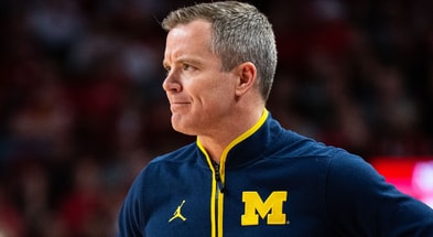 Michigan coach Dusty may is looking for big men in the transfer portal. Dylan Widger | Imagn Images