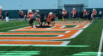 Miami spring practice March 3