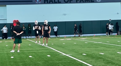 Luke Nickel Miami spring practice