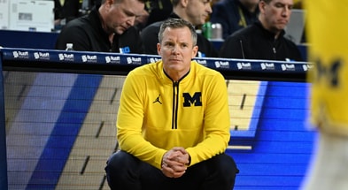Michigan Wolverines basketball head coach Dusty May. (Photo by Lon Horwedel / TheWolverine.com)