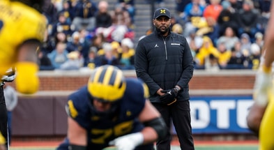 Sherrone Moore-Michigan foootball-spring game