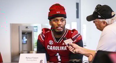 south carolina gamecocks rb rahsul faison