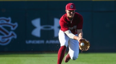 South Carolina baseball freshman KJ Scobey. Photo by: Katie Dugan | GamecockCentral