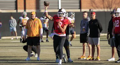 Tennessee quarterback Nico Iamaleava. Credit: Volquest/Eric Cain