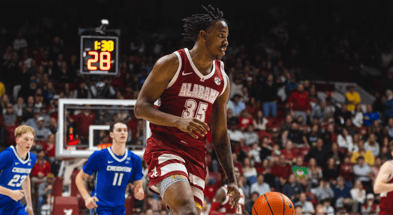 Alabama forward Derrion Reid