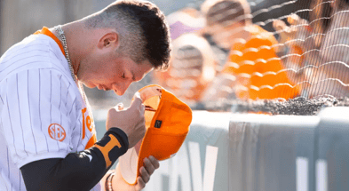 Tennessee infielder Alberto Osuna. Credit: Emma Ramsey/Tennessee Athletics