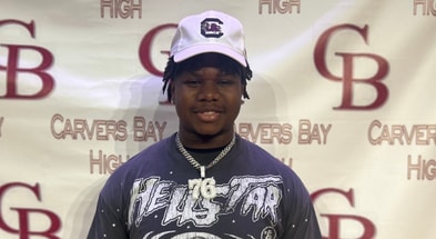 South Carolina OL commit Zyon Guiles (Chris Clark/GamecockCentral).