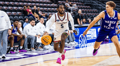 South Carolina basketball transfer portal target Moe Odum with the Pepperdine Waves. Photo credit: Morgan Davenport | Pepperdine Athletics