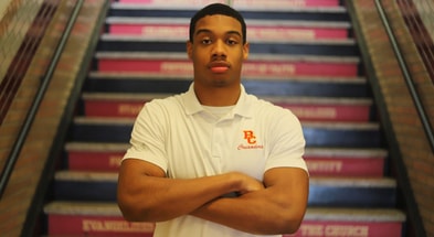 Jordan Thomas by Mick Walker -- Lettermen Row --