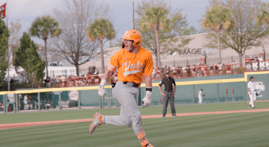 Cannon Peebles. Credit: Tennessee Athletics/Caleb Griffin