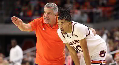 Auburn Bruce Pearl and Chad Baker-Mazara
