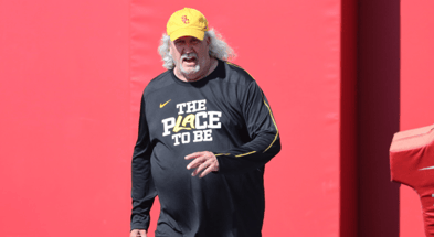 USC linebacker coach Rob Ryan during a spring practice with the Trojans