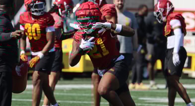 USC running back Bryan Jackson during a spring practice with the Trojans
