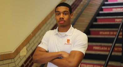 Jordan Thomas by Mick Walker -- Lettermen Row --