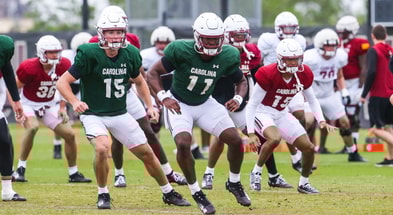 cutter-woods-air-noland_54428777170_o-South Carolina Gamecocks football-Spring Practice-April 3 2025-Credit Katie Dugan GamecockCentral