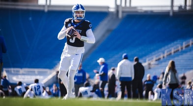 Kentucky QB Zach Calzada at Kroger Field, via Aaron Perkins, KSR