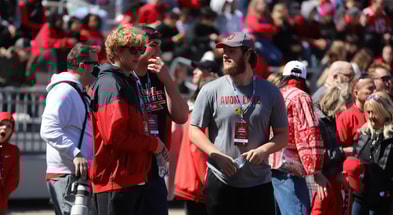 Max Riley and Corbyn Fordham by Mick Walker -- Lettermen Row --