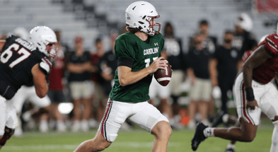 South Carolina freshman quarterback Cutter Woods during the Garnet and Black Spring Game. Photo by: CJ Driggers | GamecockCentral