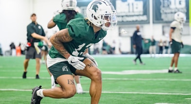 Michigan State wide receiver Chrishon McCray (photo by Dane Robison for SpartanMag.com).