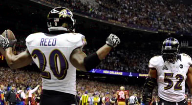 Ray Lewis and Ed Reed
