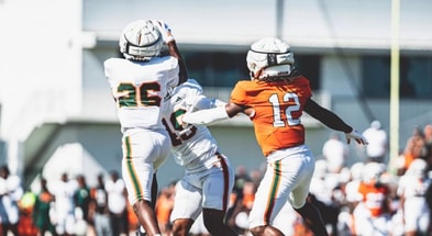Miami spring practice Amari Wallace