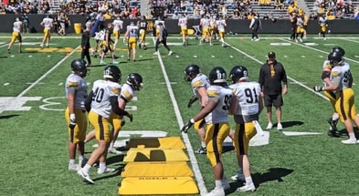 Iowa Football Practice