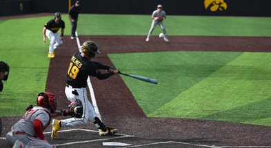 The Hawkeyes run-ruled the Hoosiers on Saturday afternoon. (Photo by Dennis Scheidt)