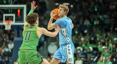 The Hawkeyes are one of the finalists for UNC guard Cade Tyson. (Photo by Maggie Hobson/UNC Athletics)