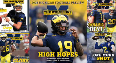 Bryce Underwood Michigan football preview magazine cover
