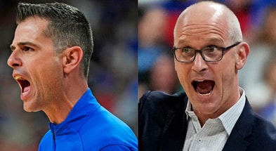 Florida HC Todd Golden, UConn HC Dan Hurley