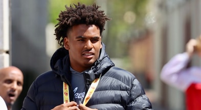 Class of 2027 defensive tackle Elija Harmon visits USC