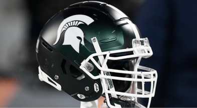 Michigan State football helmet.