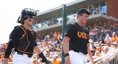 Liam Doyle and Cannon Peebles. Credit: UT Athletics