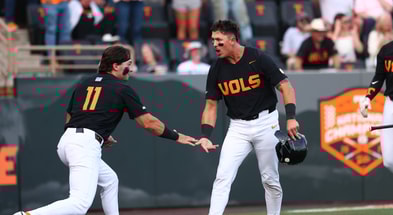 Hunter Ensley and Andrew Fischer. Credit: UT Athletics