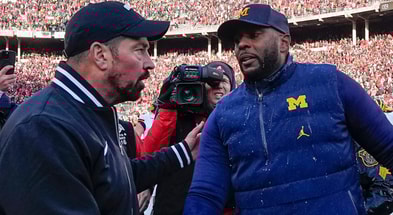 Ohio State HC Ryan Day, Michigan HC Sherrone Moore